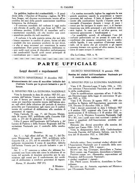 Il calore rassegna tecnica mensile dell'Associazione nazionale per il controllo della combustione