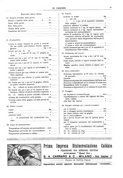 Il calore rassegna tecnica mensile dell'Associazione nazionale per il controllo della combustione