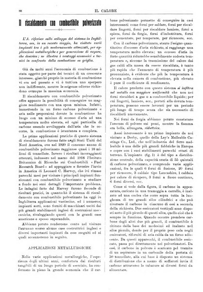 Il calore rassegna tecnica mensile dell'Associazione nazionale per il controllo della combustione