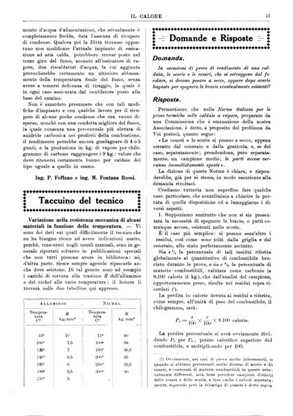 Il calore rassegna tecnica mensile dell'Associazione nazionale per il controllo della combustione