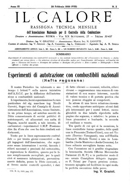 Il calore rassegna tecnica mensile dell'Associazione nazionale per il controllo della combustione