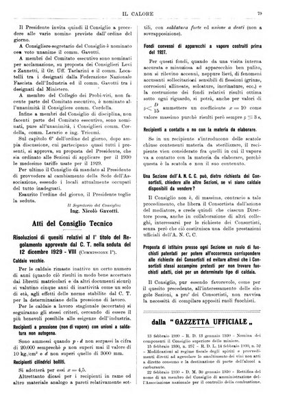 Il calore rassegna tecnica mensile dell'Associazione nazionale per il controllo della combustione