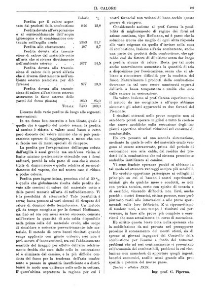 Il calore rassegna tecnica mensile dell'Associazione nazionale per il controllo della combustione