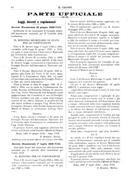 Il calore rassegna tecnica mensile dell'Associazione nazionale per il controllo della combustione