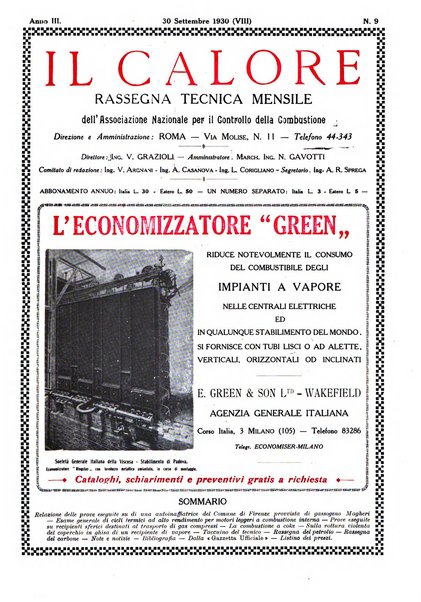 Il calore rassegna tecnica mensile dell'Associazione nazionale per il controllo della combustione