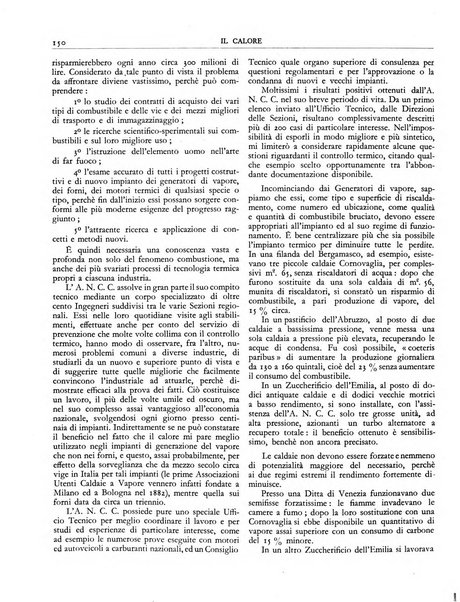 Il calore rassegna tecnica mensile dell'Associazione nazionale per il controllo della combustione