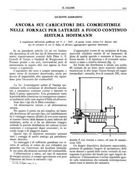 Il calore rassegna tecnica mensile dell'Associazione nazionale per il controllo della combustione