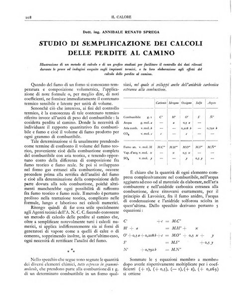 Il calore rassegna tecnica mensile dell'Associazione nazionale per il controllo della combustione