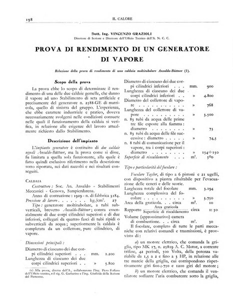 Il calore rassegna tecnica mensile dell'Associazione nazionale per il controllo della combustione