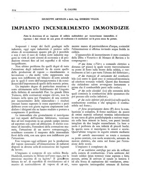 Il calore rassegna tecnica mensile dell'Associazione nazionale per il controllo della combustione