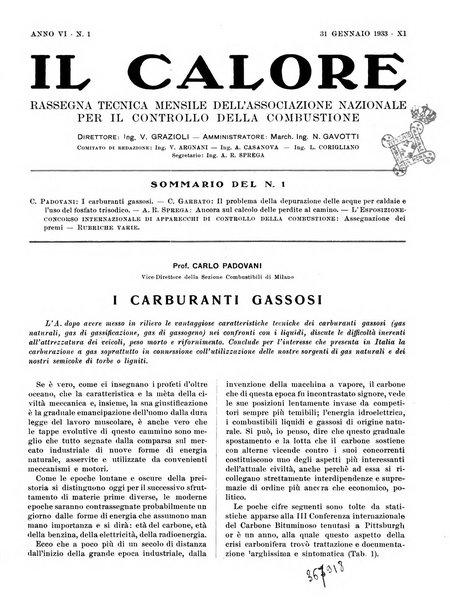 Il calore rassegna tecnica mensile dell'Associazione nazionale per il controllo della combustione