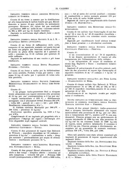 Il calore rassegna tecnica mensile dell'Associazione nazionale per il controllo della combustione