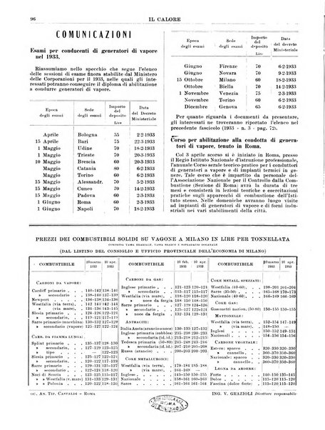 Il calore rassegna tecnica mensile dell'Associazione nazionale per il controllo della combustione