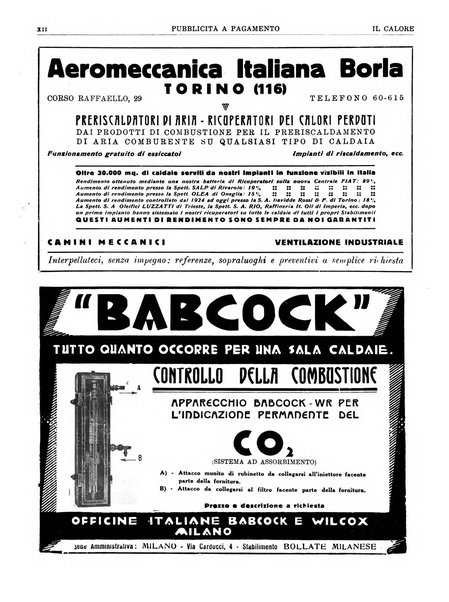 Il calore rassegna tecnica mensile dell'Associazione nazionale per il controllo della combustione