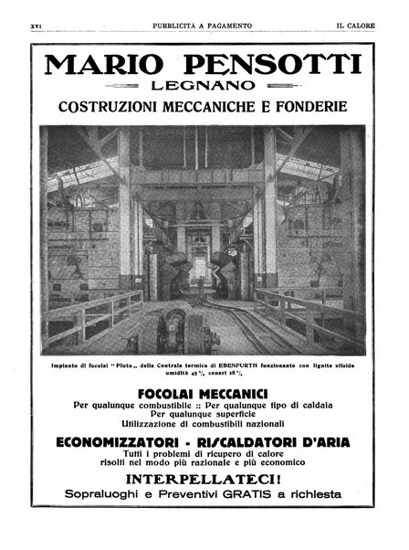 Il calore rassegna tecnica mensile dell'Associazione nazionale per il controllo della combustione