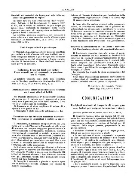 Il calore rassegna tecnica mensile dell'Associazione nazionale per il controllo della combustione