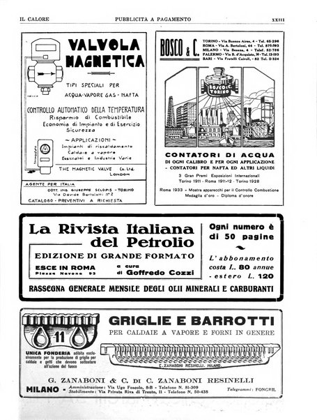 Il calore rassegna tecnica mensile dell'Associazione nazionale per il controllo della combustione