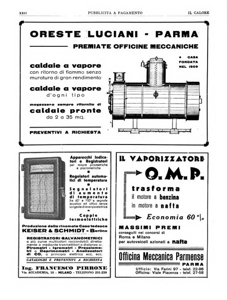 Il calore rassegna tecnica mensile dell'Associazione nazionale per il controllo della combustione