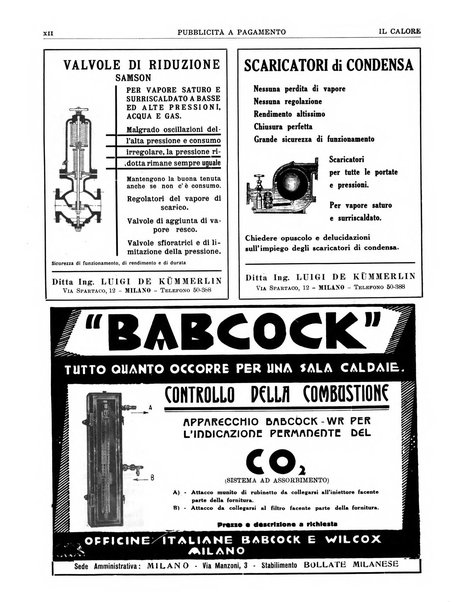 Il calore rassegna tecnica mensile dell'Associazione nazionale per il controllo della combustione