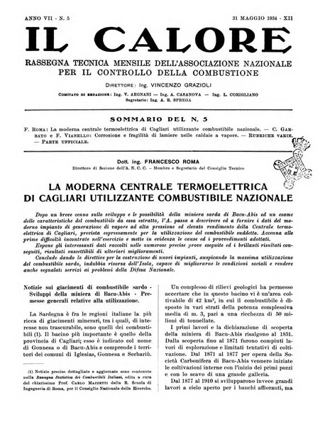 Il calore rassegna tecnica mensile dell'Associazione nazionale per il controllo della combustione