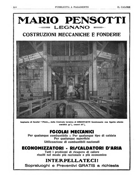 Il calore rassegna tecnica mensile dell'Associazione nazionale per il controllo della combustione