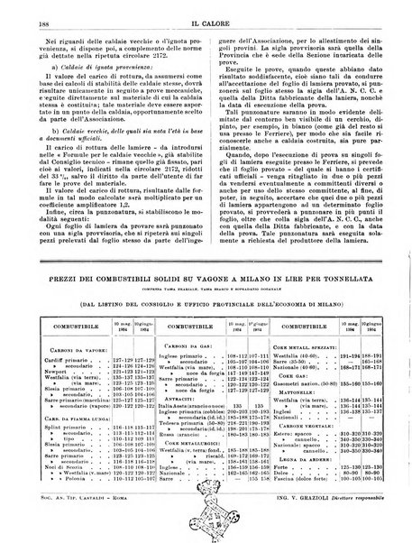 Il calore rassegna tecnica mensile dell'Associazione nazionale per il controllo della combustione