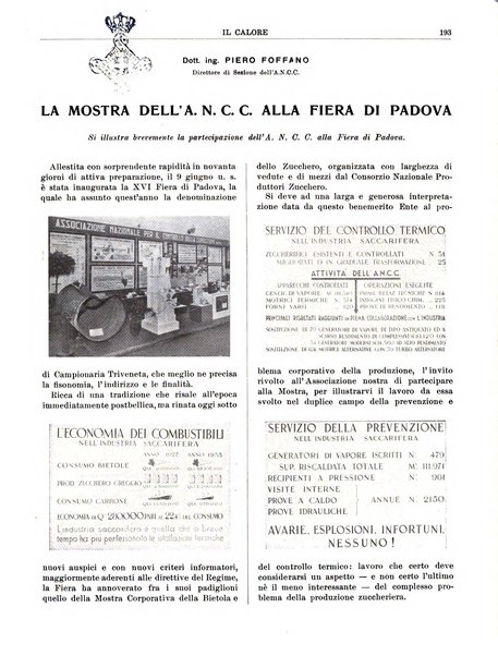 Il calore rassegna tecnica mensile dell'Associazione nazionale per il controllo della combustione