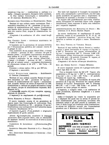 Il calore rassegna tecnica mensile dell'Associazione nazionale per il controllo della combustione