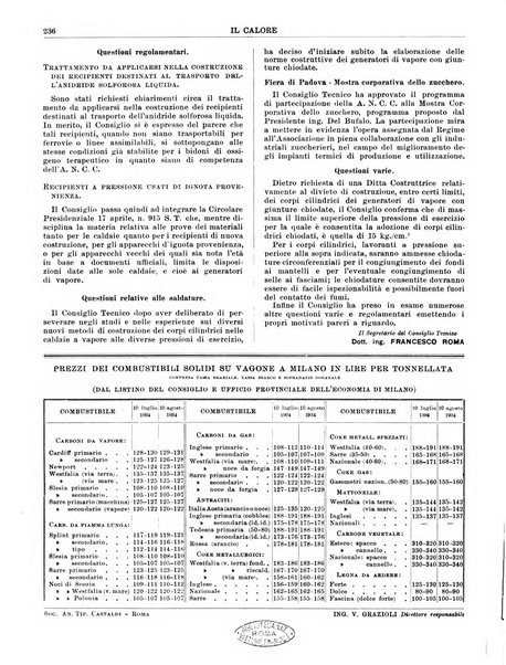 Il calore rassegna tecnica mensile dell'Associazione nazionale per il controllo della combustione