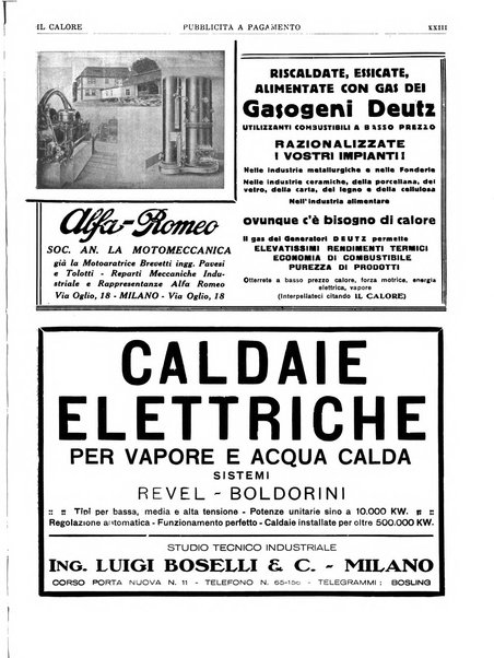 Il calore rassegna tecnica mensile dell'Associazione nazionale per il controllo della combustione