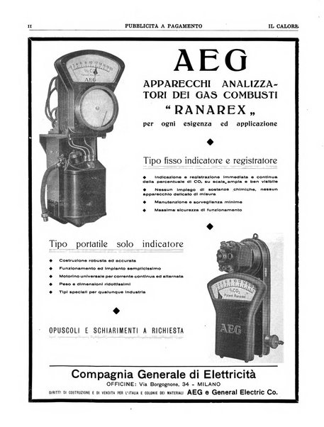 Il calore rassegna tecnica mensile dell'Associazione nazionale per il controllo della combustione