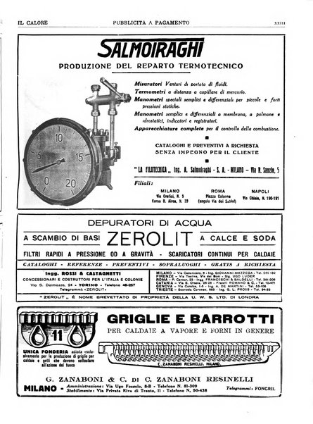 Il calore rassegna tecnica mensile dell'Associazione nazionale per il controllo della combustione