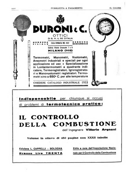 Il calore rassegna tecnica mensile dell'Associazione nazionale per il controllo della combustione