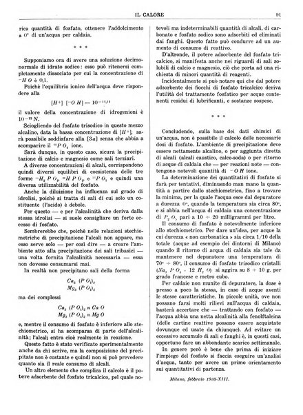 Il calore rassegna tecnica mensile dell'Associazione nazionale per il controllo della combustione