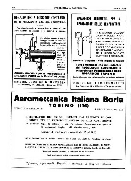 Il calore rassegna tecnica mensile dell'Associazione nazionale per il controllo della combustione