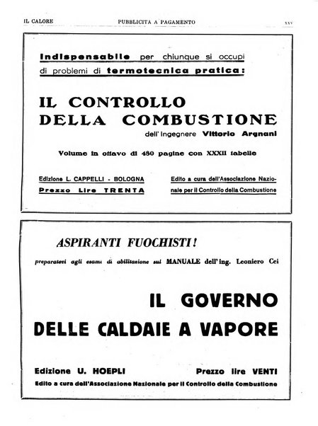 Il calore rassegna tecnica mensile dell'Associazione nazionale per il controllo della combustione