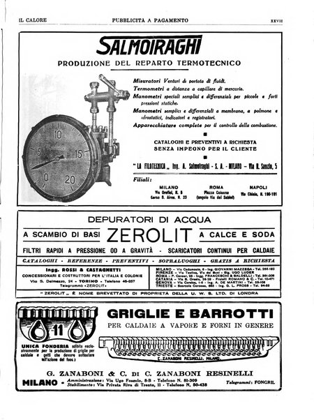 Il calore rassegna tecnica mensile dell'Associazione nazionale per il controllo della combustione