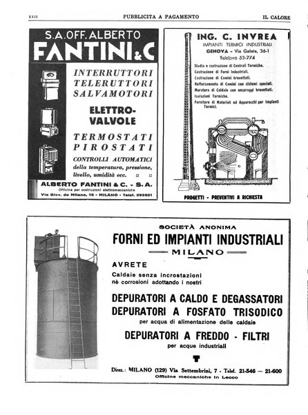 Il calore rassegna tecnica mensile dell'Associazione nazionale per il controllo della combustione