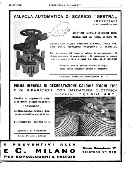 Il calore rassegna tecnica mensile dell'Associazione nazionale per il controllo della combustione