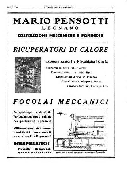 Il calore rassegna tecnica mensile dell'Associazione nazionale per il controllo della combustione