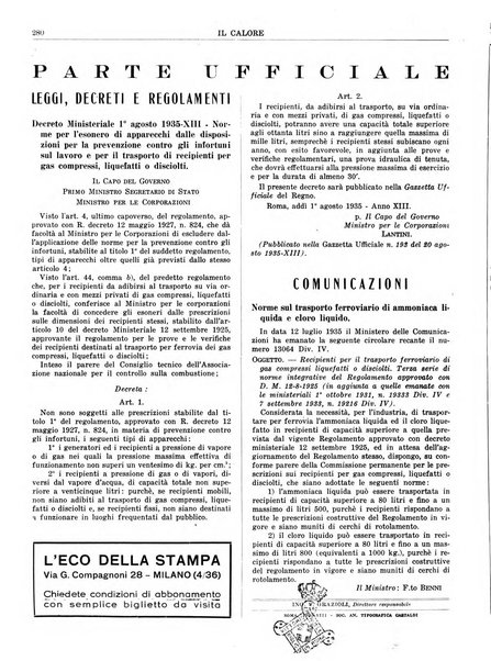 Il calore rassegna tecnica mensile dell'Associazione nazionale per il controllo della combustione