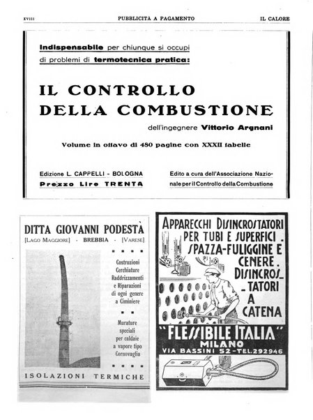 Il calore rassegna tecnica mensile dell'Associazione nazionale per il controllo della combustione