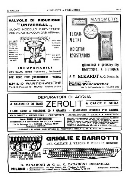 Il calore rassegna tecnica mensile dell'Associazione nazionale per il controllo della combustione