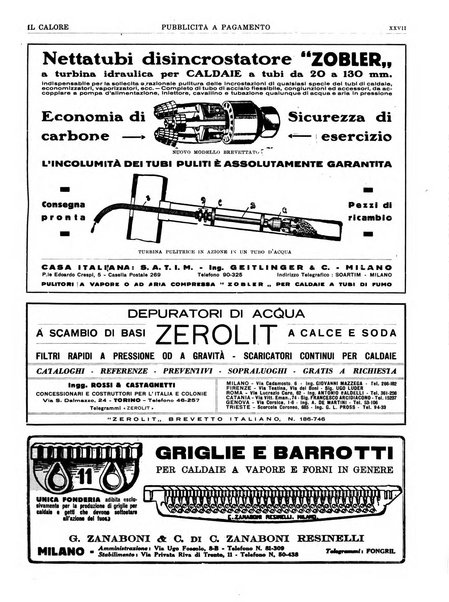 Il calore rassegna tecnica mensile dell'Associazione nazionale per il controllo della combustione