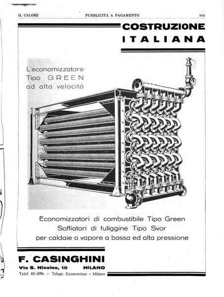 Il calore rassegna tecnica mensile dell'Associazione nazionale per il controllo della combustione