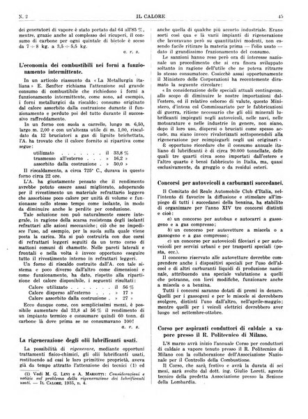 Il calore rassegna tecnica mensile dell'Associazione nazionale per il controllo della combustione