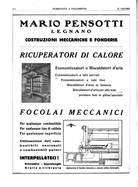 Il calore rassegna tecnica mensile dell'Associazione nazionale per il controllo della combustione