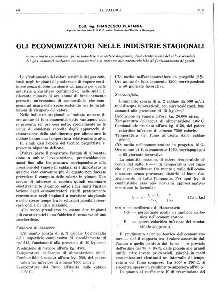 Il calore rassegna tecnica mensile dell'Associazione nazionale per il controllo della combustione