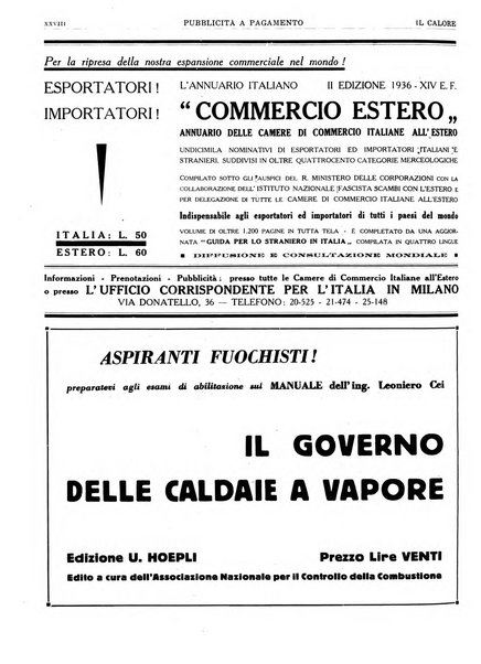 Il calore rassegna tecnica mensile dell'Associazione nazionale per il controllo della combustione