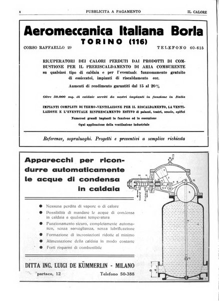 Il calore rassegna tecnica mensile dell'Associazione nazionale per il controllo della combustione